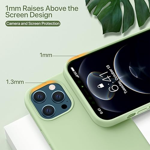 Miniatura 128 de Miracase - Funda diseñada para iPhone 11 con protector de pantalla, funda de goma de silicona líquida, protección total contra caídas y a prueba