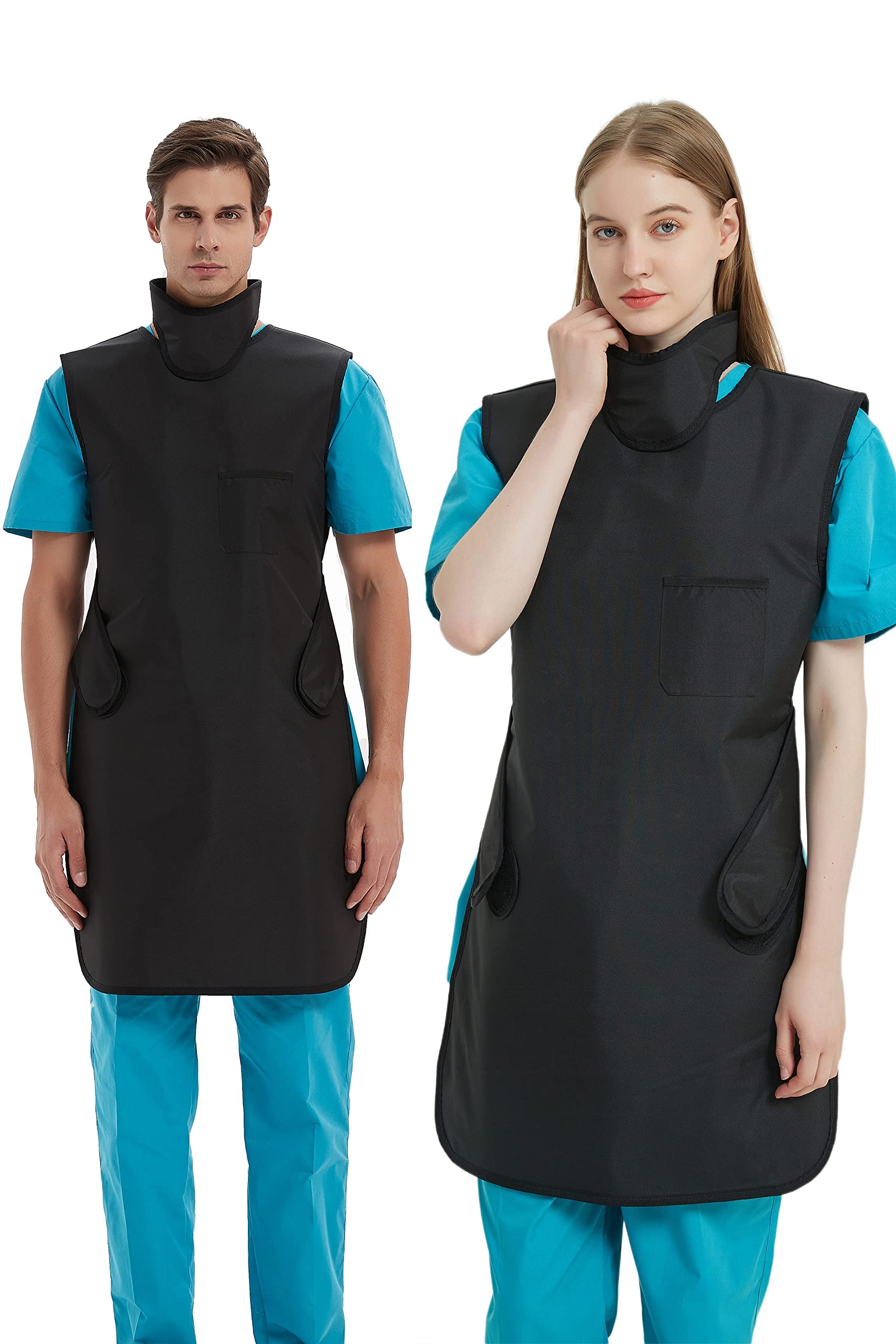 0.5mmpb Xray Lead Apron for Xray with Thyroid Shield Collar,Lead Gown,Dental Xray Shield
