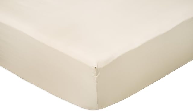 Amazon Basics, COTTON, Beige, Double