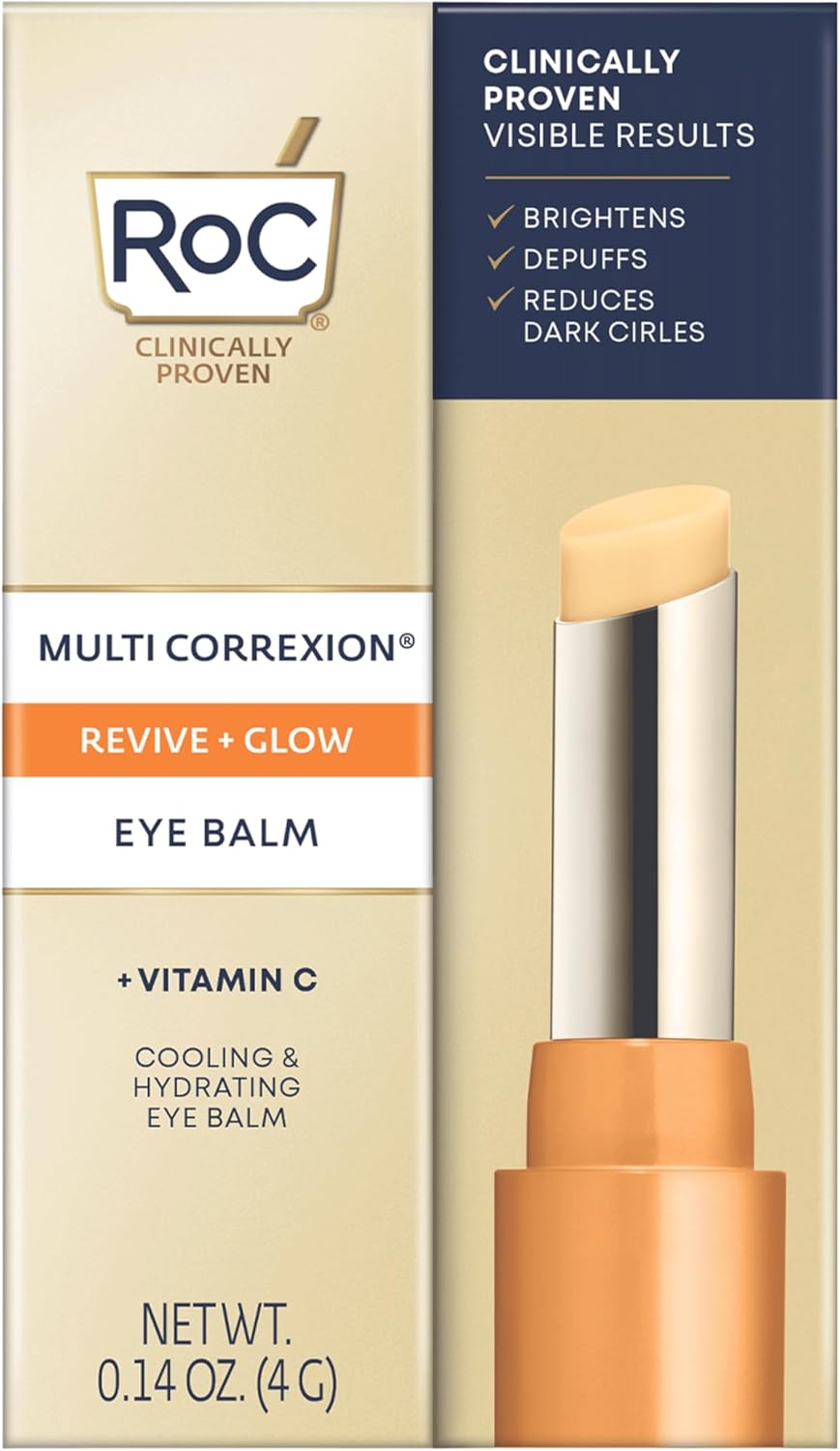 RoC Multi Correxion Revive + Glow Vitamin C with Peptides Eye Balm for Brighter Eyes 4G RoC Multi Correxion Revive + Glow Vitamin C with Peptides Eye Balm for Brighter Eyes 4G