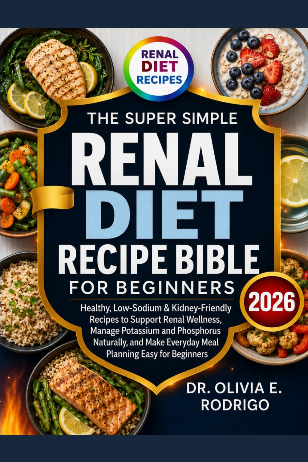 THE SUPER SIMPLE RENAL DIET RECIPE BIBLE FOR BEGINNERS: Healthy, Low-Sodium & Kidney-Friendly Recipes to Support Renal Wellness, Manage Potassium and ... Everyday Meal Planning Easy for Beginners