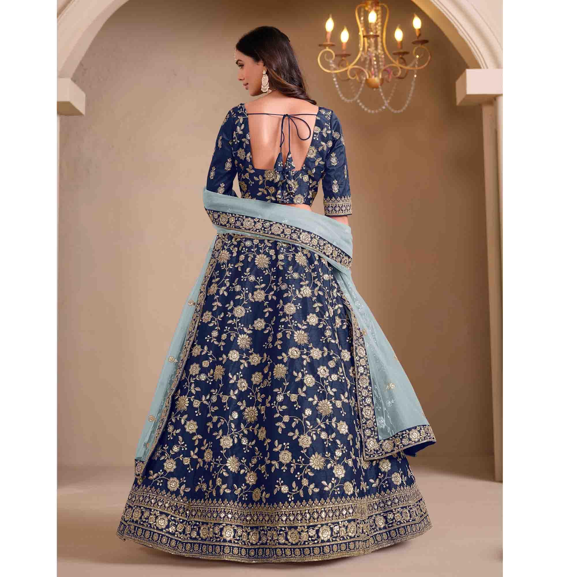 Indischer pakistanischer Designer Lehengha Choli Ready to Wear Sangeet Function Wear Heavy Choli, Schwarz, ( 6 US Small ( Chest-38 Waist-34 Hips 40 )