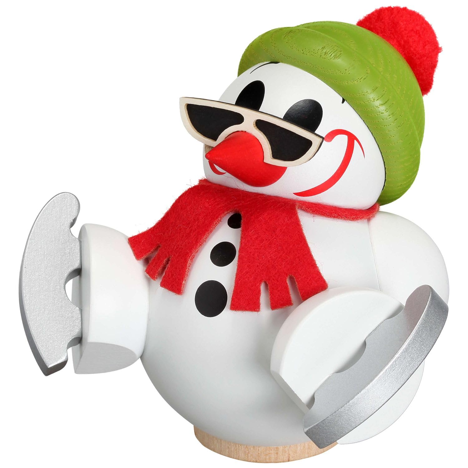 Figurines de Boule en bois cadeau idéal décoration de Noël 9cm