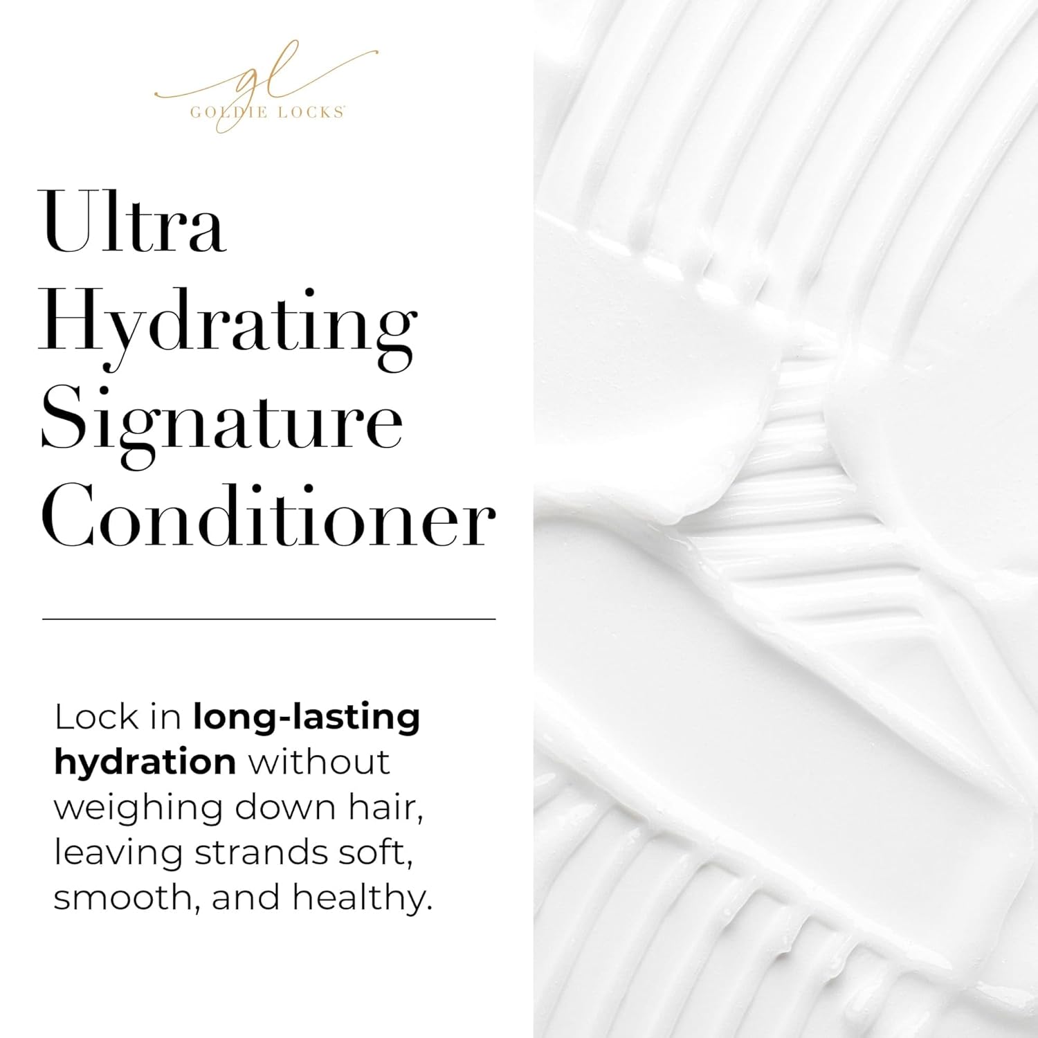 Goldie Locks Ultra Hydrating Shampoo & Conditioner Set - Sulfate-Free, Paraben-Free - for Frizz Control, Shine & Strength - Color & Extension Safe - Protein-Free - 2 x 8.45 fl oz (Packaging May Vary) - Image 6