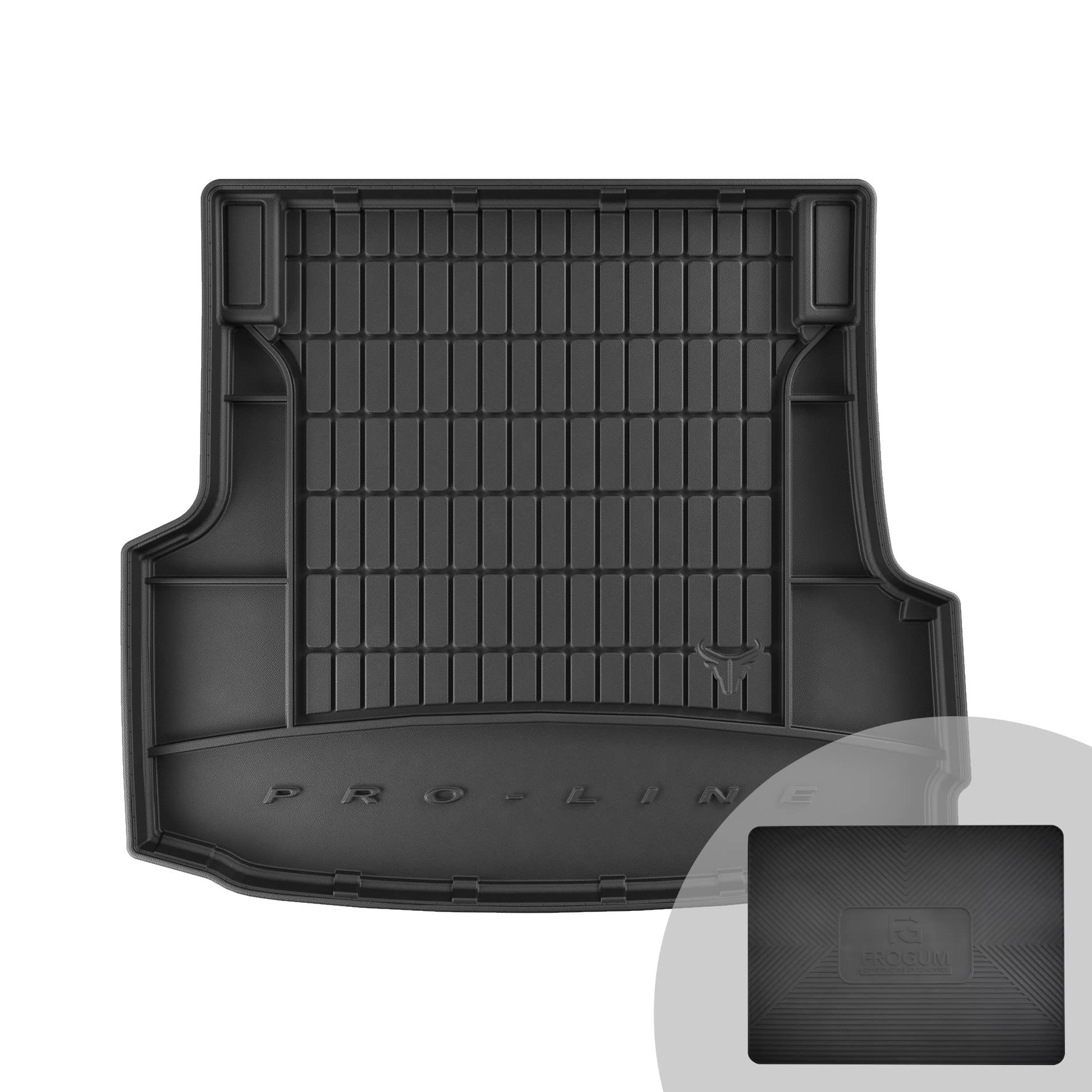 Tapis De Coffre Sur Mesure BMW Série 1 F20 2011-2015 - Caoutchouc Antidérapant Noir, Protection Bac