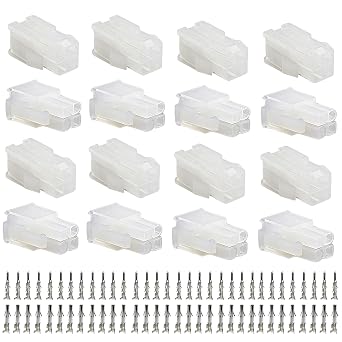 4-Pin Connector Kit for Molex, 0.0165 in. 4.2 mm, 1824 AWG Pins, 8-Pack | Industrial and Scientific Disconnect Terminal