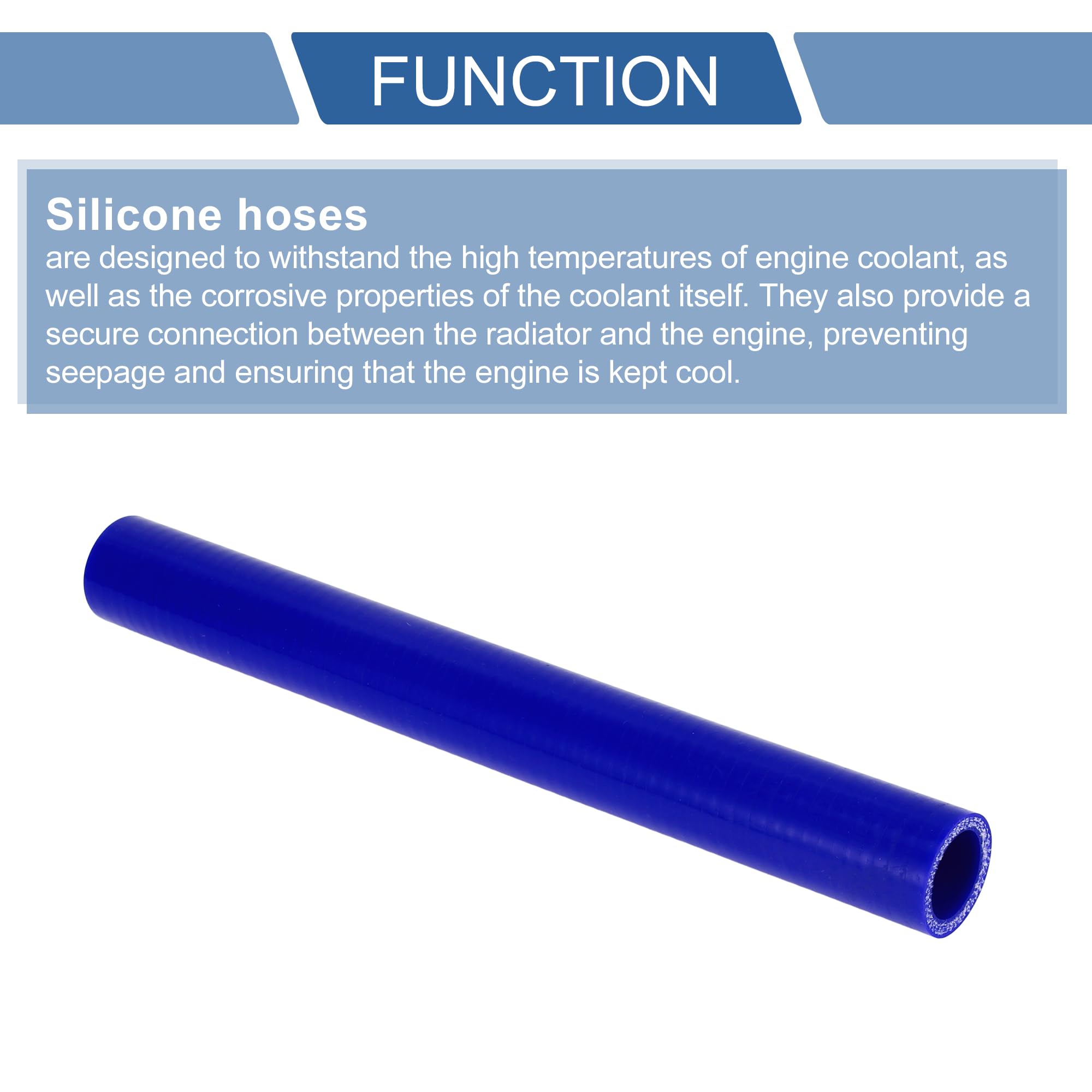 Tubo In Silicone Blu Per Auto - Diametro 32mm, Lunghezza 300mm, Resistente Al Calore - Foto 8