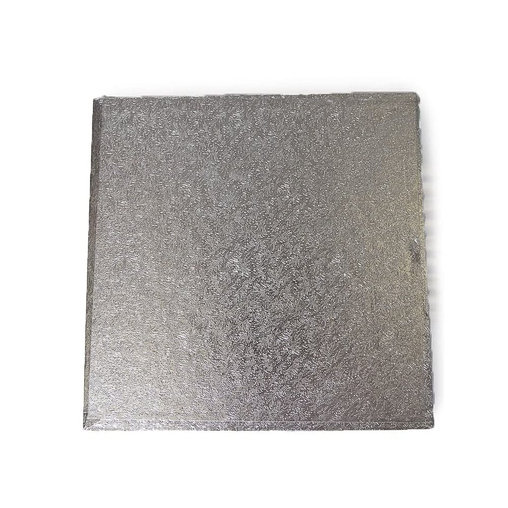 The Cake Decorating Co. Silver Square 3mm Cake Board 14" (35.56cm)