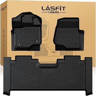 LASFIT Floor Mats for Ford F150 2015–2026 SuperCab Carpet Floor Bucket Seat