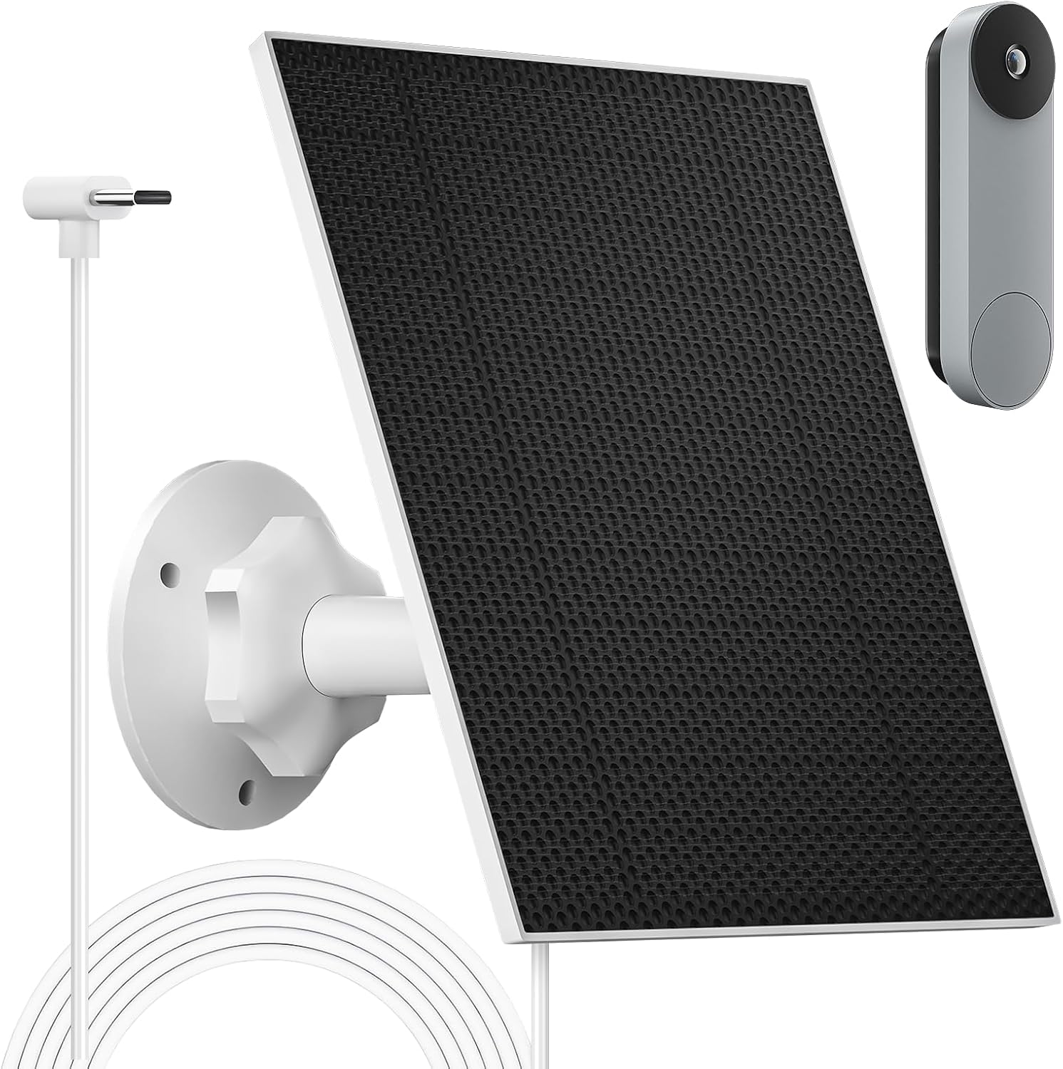 Solar Panel for Google Nest Doorbell,Updated 5W Nigeria Ubuy