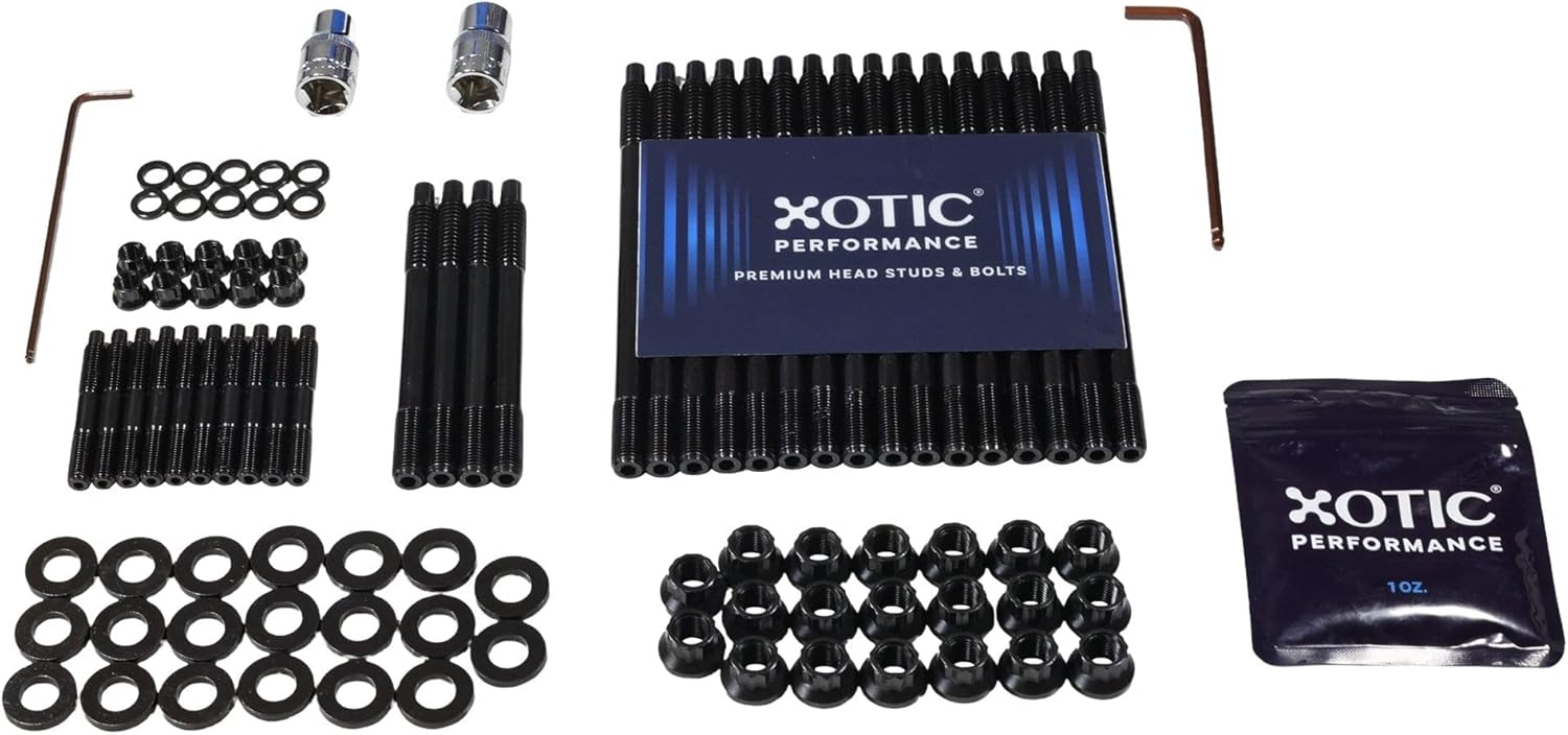 Head Stud Replacement Kit for 1999-2003 4.8L 5.3L 6.0L 6.2L Chevrolet Gen III LS (12-Point) | Xotic Performance™ CP887