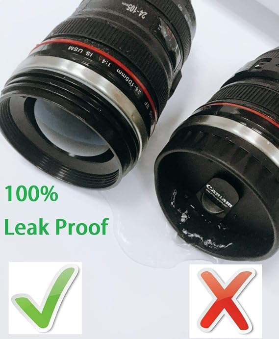 Chasing Y Camera Lens Coffee Mug,Camera Lens Mug,Fun Photo Coffee Cup Stainless Steel Lens Mugs Thermos Great Gifts for Photographers,Friends Travel Coffee Mug,School Rewards
