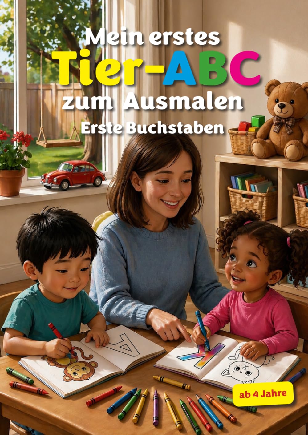 Mein erstes Tier-ABC zum Ausmalen: Erste Buchstaben