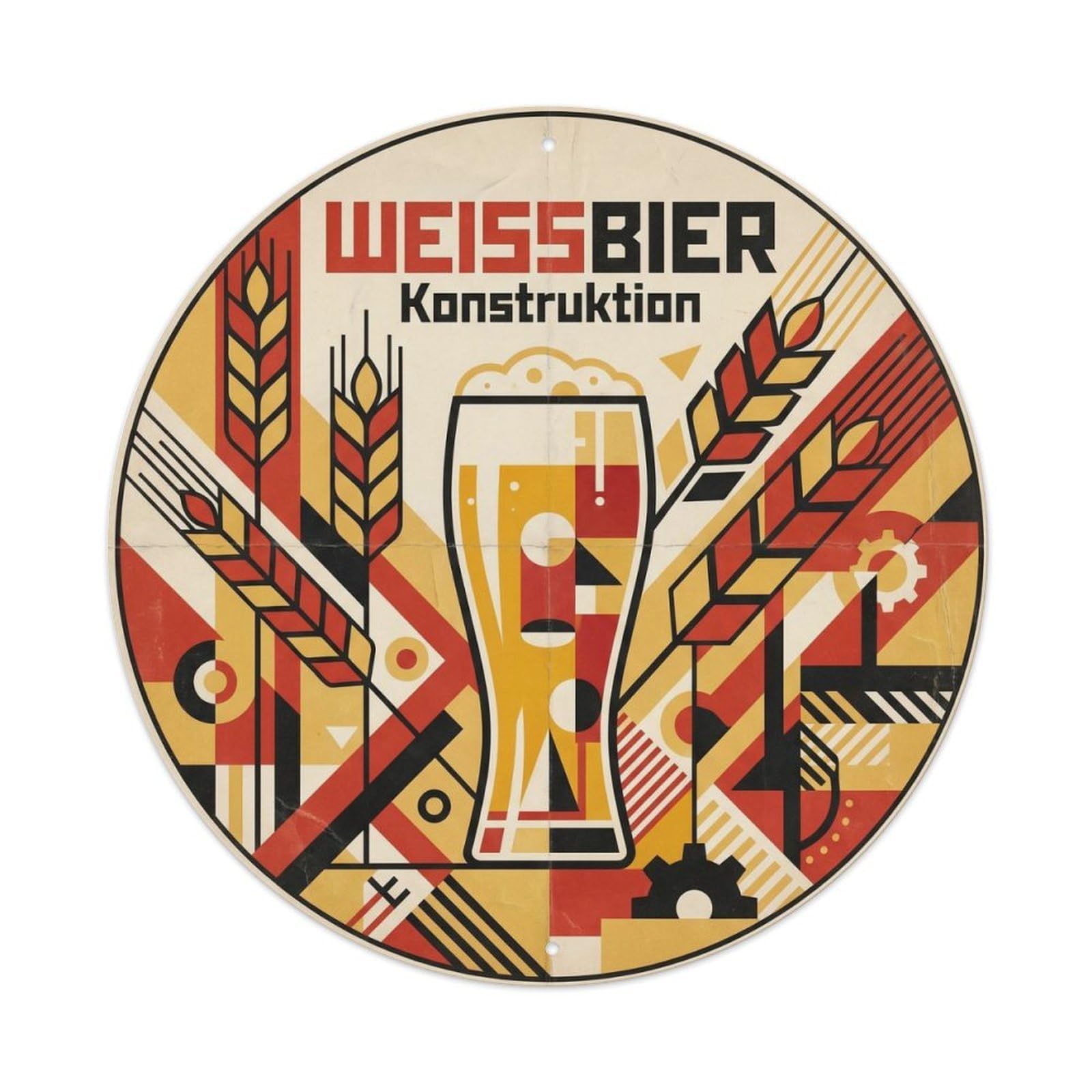 German Wheat Beer Ale Brewery Culture Festival Brew Metal Tin Sign