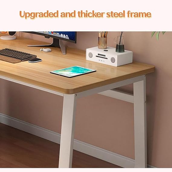 Compact Modern Computer Desk for Home Office Easy Assembly Writing & Gaming Desk 120x80x74cm (47x31x29inch) Stylish Design Perfect for Small Spaces