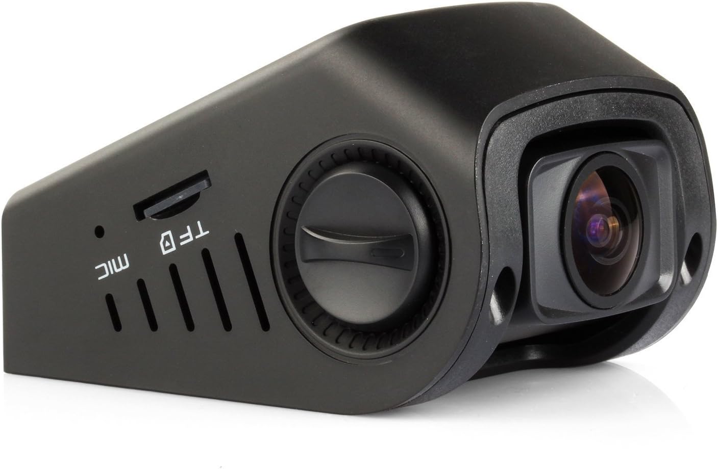 Detailed diagram of AUTO-VOX A118C Dash Camera buttons and ports