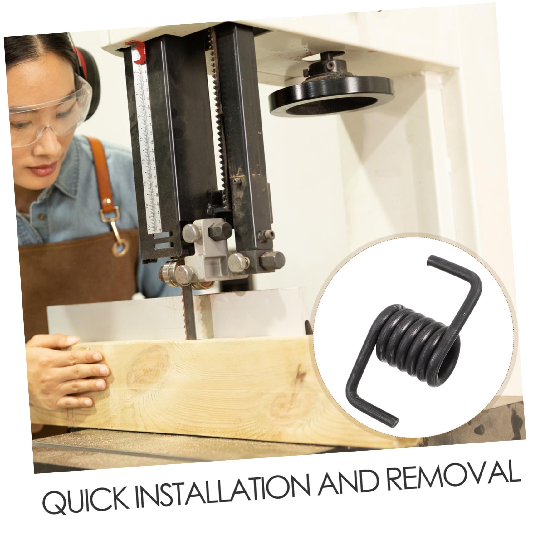 ULTECHNOVO 5pezzi Molle di Torsione Ganci Ricambio per Macchine da Taglio Accessorio Versatile per Seghe Garantendo Precisione ed Efficienza