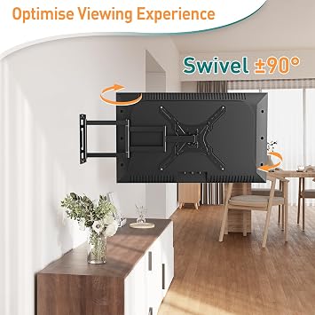 ELIVED 749mm Long Reach TV Wall Bracket for Most 26-60inch Flat TVs