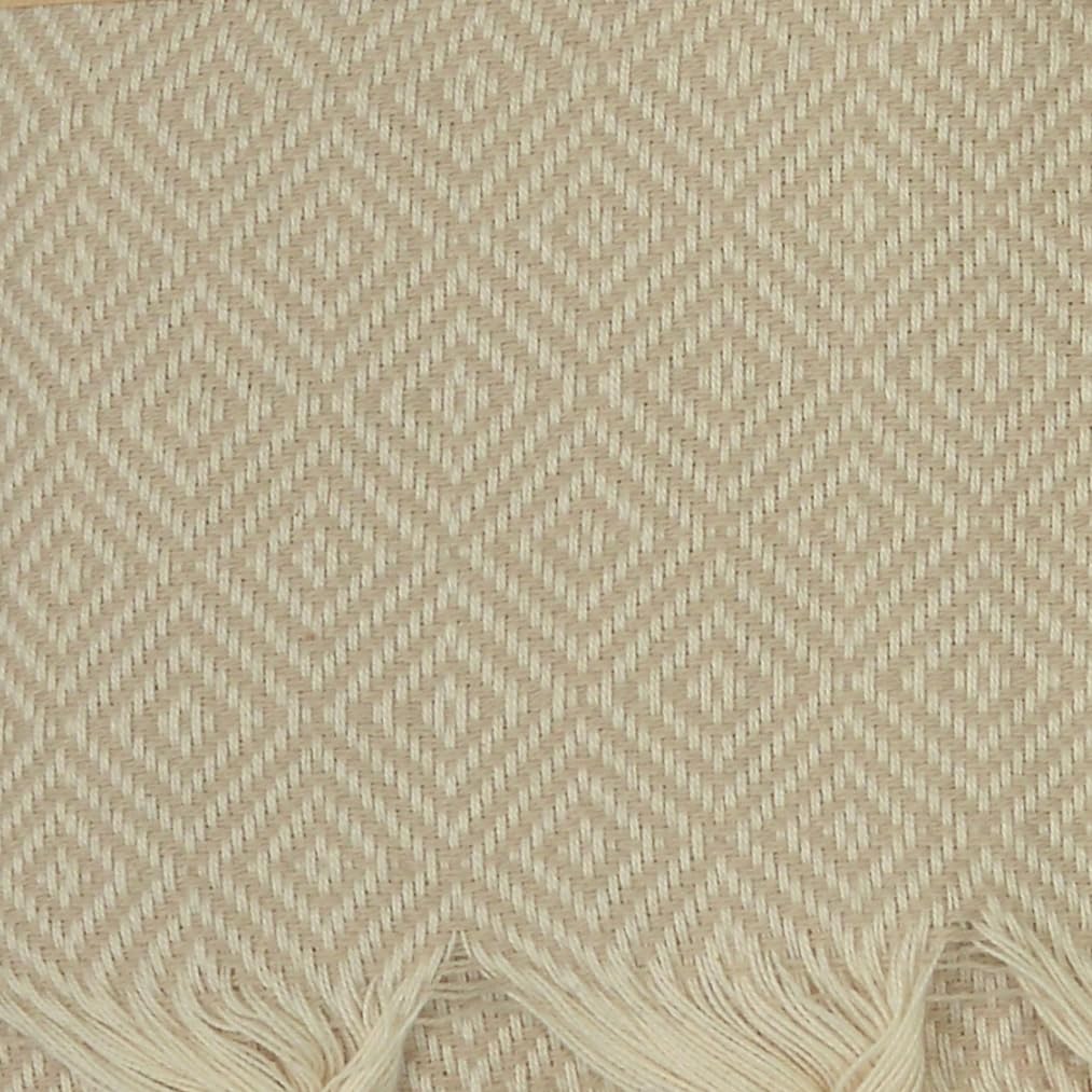 Bersuse 100% Baumwolle - Hierapolis XXL Strandtuch Sofa-Überwurf - Beige