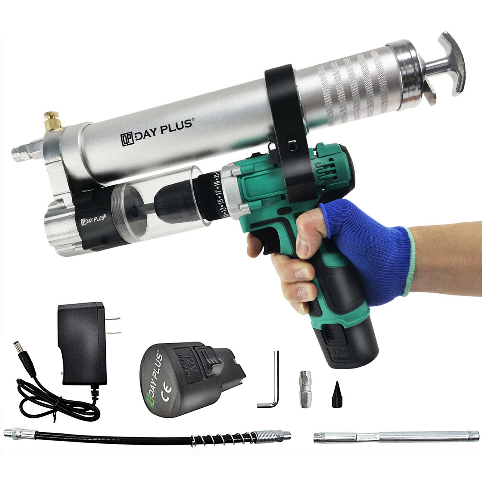 Buy AutoBaBa Electric Grease Battery Powered, 8500 PSI Cordless Grease