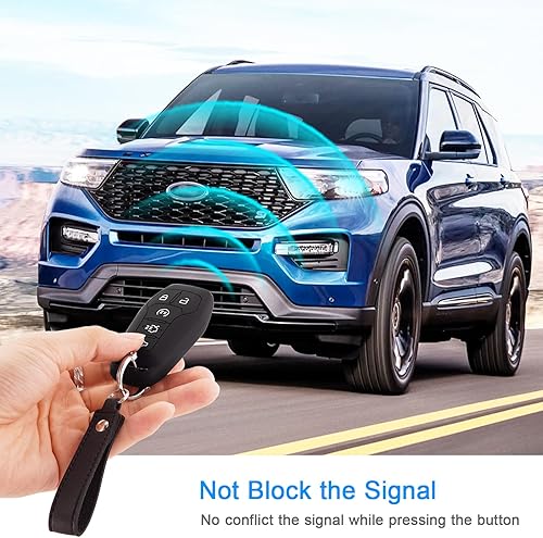 Miniatura 4 de Funda de silicona para llavero de automóvil para Ford F150 Explorer Mustang Edge, para Lincoln MKZ MKX MKC 5 botones, protector completo de llave