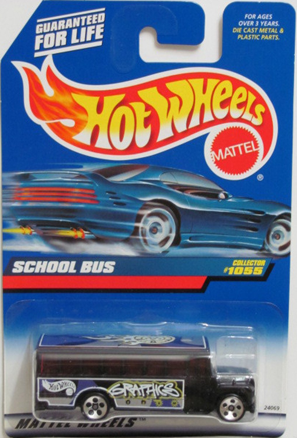 Amazon.com: Mattel Hot Wheels 1999 1:64 Scale Black School