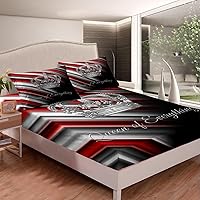 Vista 73 de jejeloiu Sea Turtle Sheet Set Ocean Creature Themed Sheets with Deep Pocket Fitted Sheet Sea Underwater World Bed Sheets Set Bed Reptile Tortoise