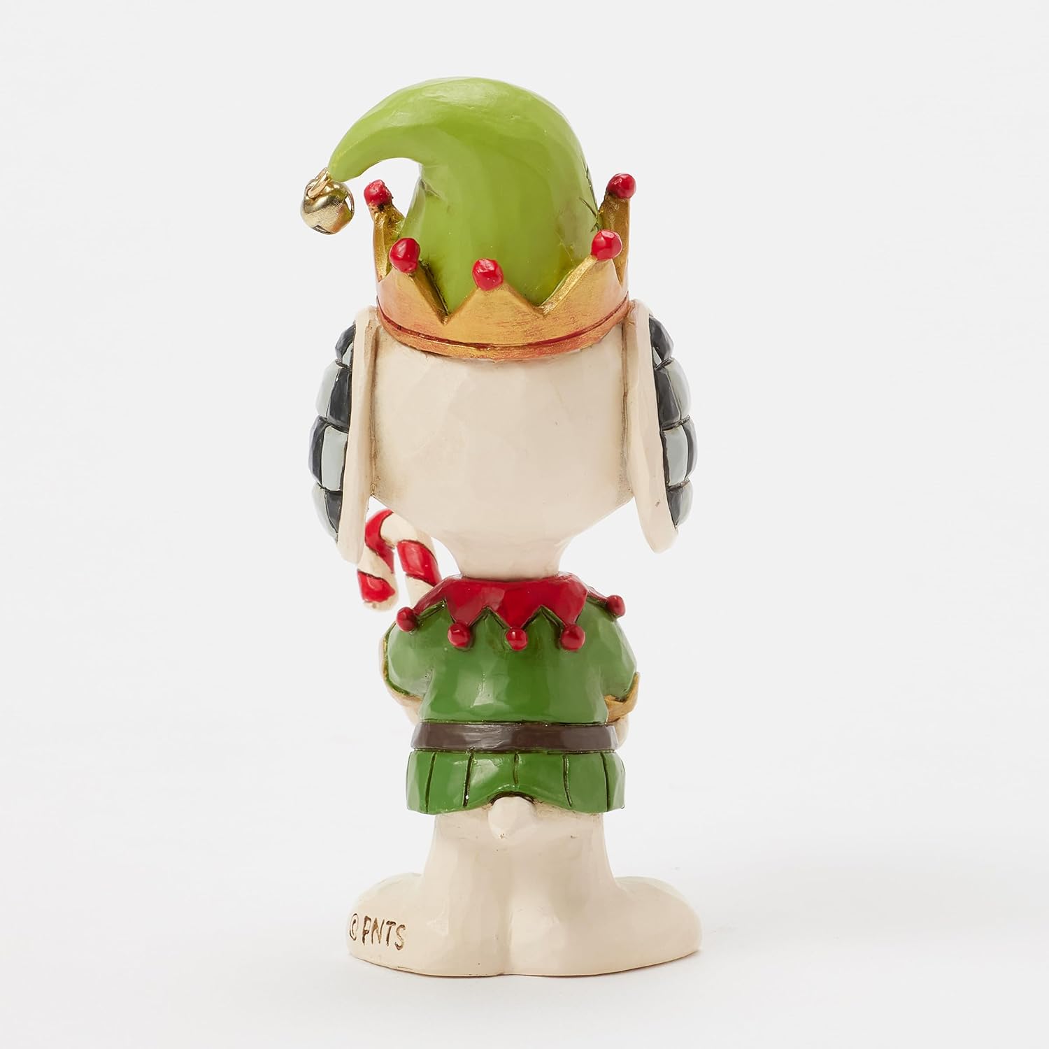 Enesco Peanuts by Jim Shore Snoopy Christmas Elf Miniature Figurine, 3.75 Inch, Multicolor