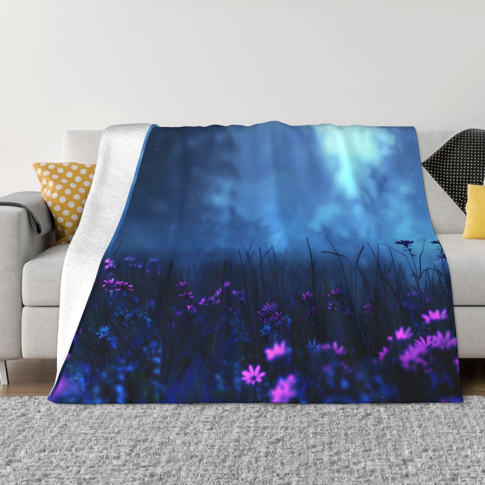 Couverture en flanelle imprimée plaid jeté de lit grande taille