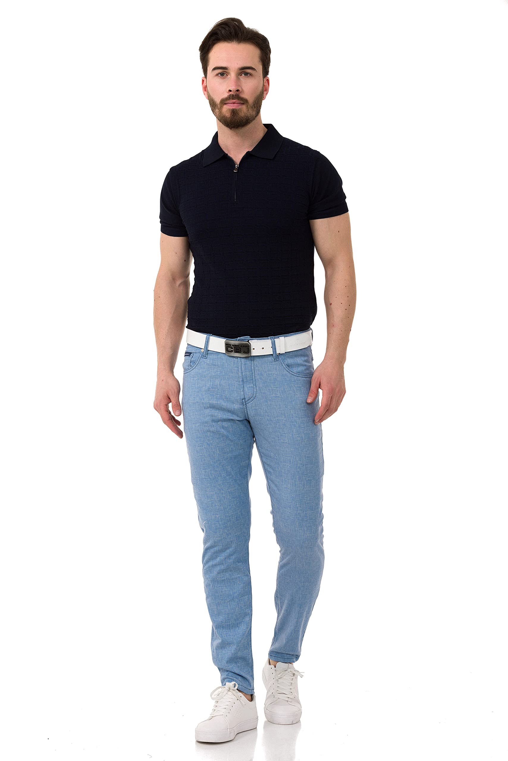Cipo & Baxx Herren Hose | Modern & Stilbewusst | Hochwertiges Design | für Alltag, Freizeit & Besondere Anlässe