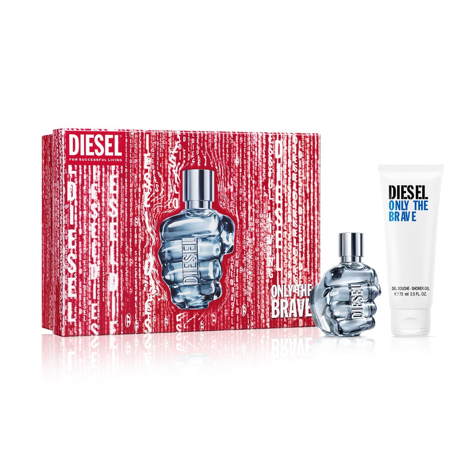 Diesel Only The Brave Eau de Toilette Gift Set, EDT & Shower Gel