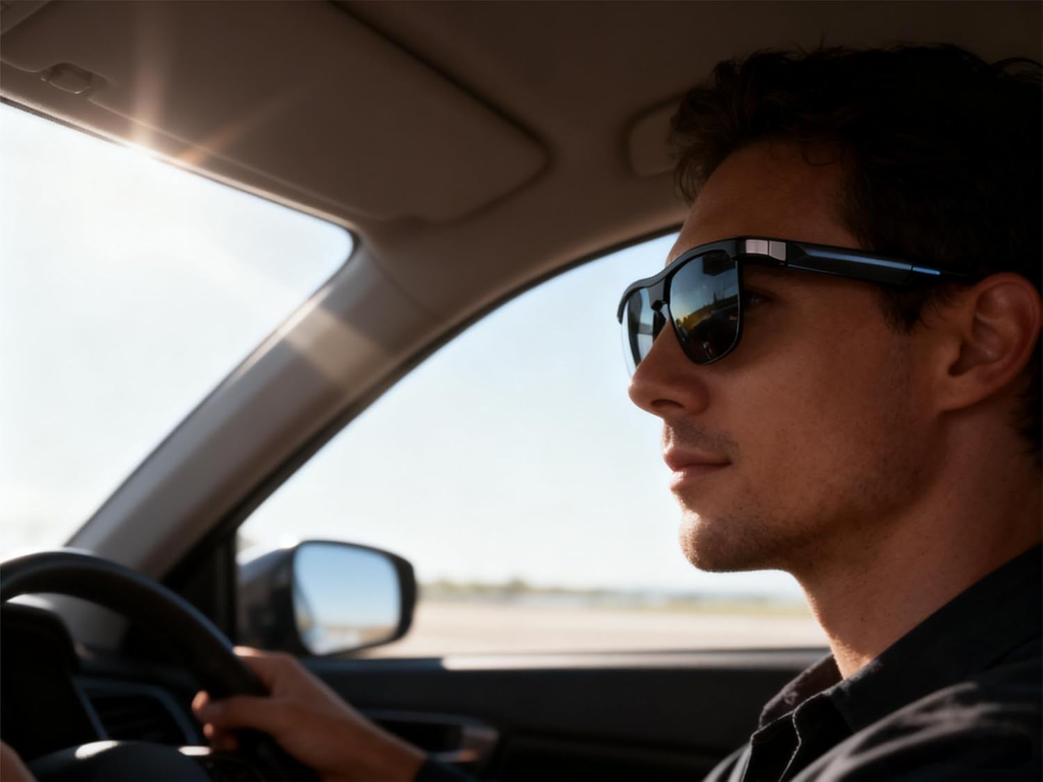 Black Polarized Sunglasses for Men and Women, UV Protection, Stylish and Durable, Ideal for Outdoor Sports, Driving,Fishing - Image 5