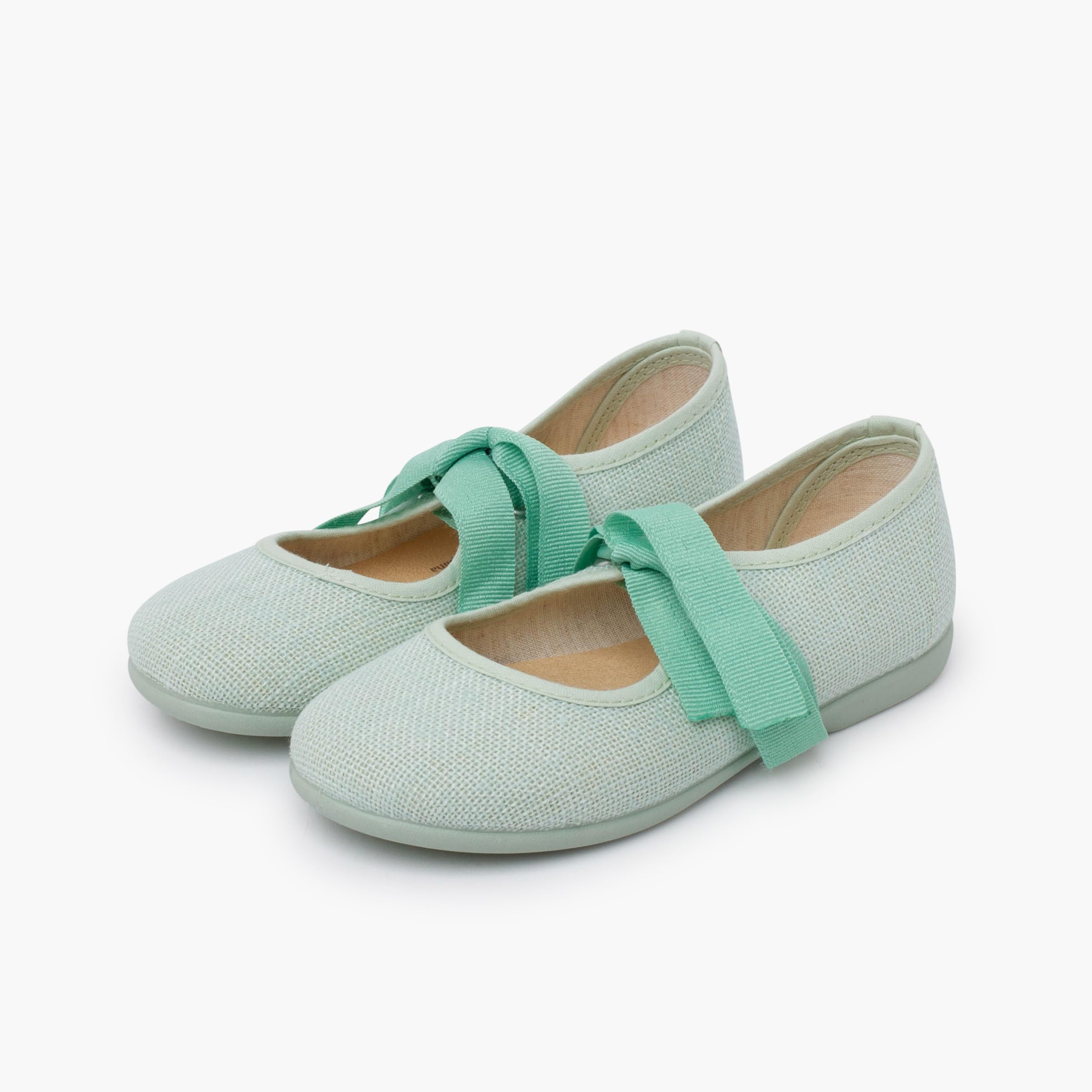 Pisamonas Chaussures Babies en Lin avec Nœud Faya