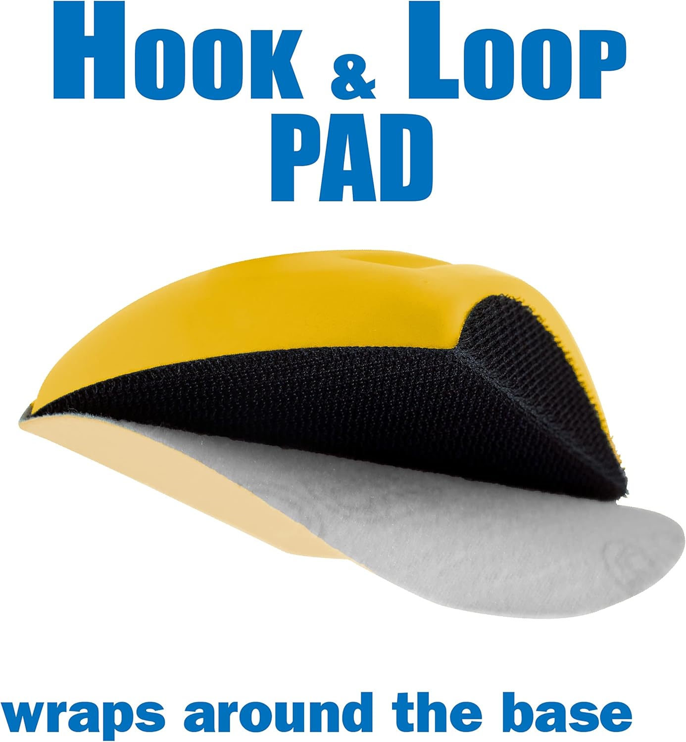 6 inch Sanding Mouse with 20 Sanding Discs For Woodworking, Furniture Restoration, Home and Automotive Body. Hand Sander Accepts 6 inch Standard Orbital Sanding Discs w/Hook and Loop Backing - - 