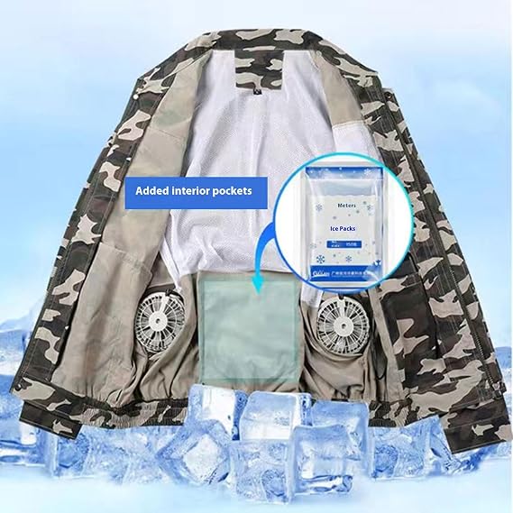 Air-Conditioned Work Jacket, Air Conditioned Jacket, Cooling Jackets With Fans for Men Women