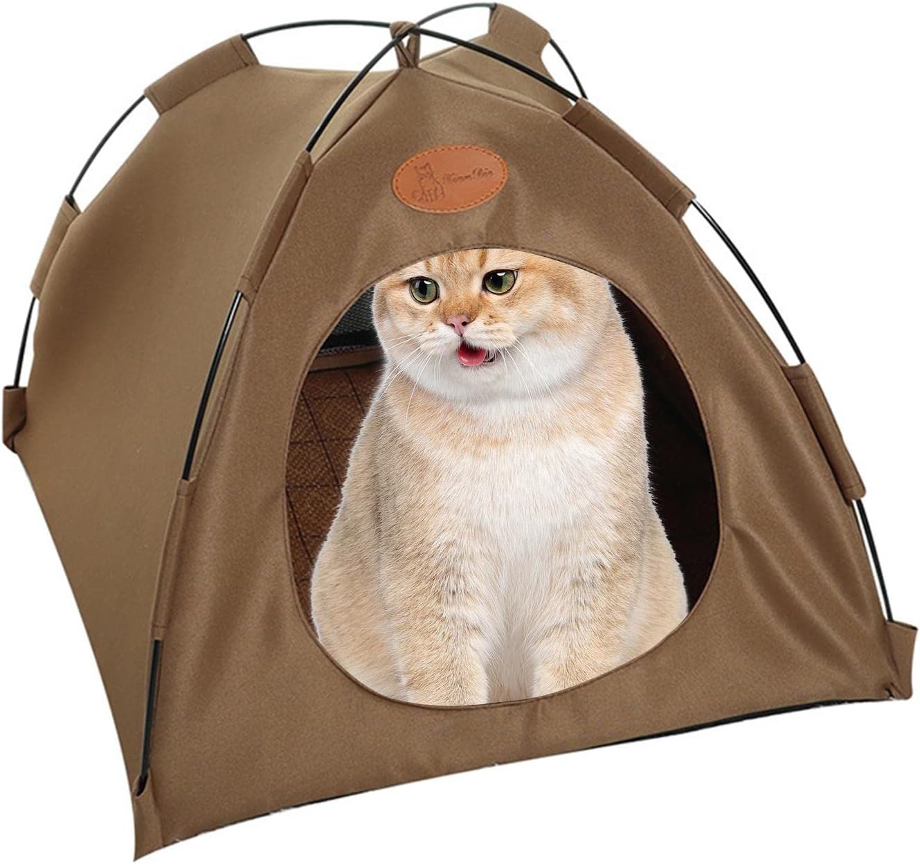 Cat Tents for Indoor Cats,Foldable Dogs Teepee House Removable