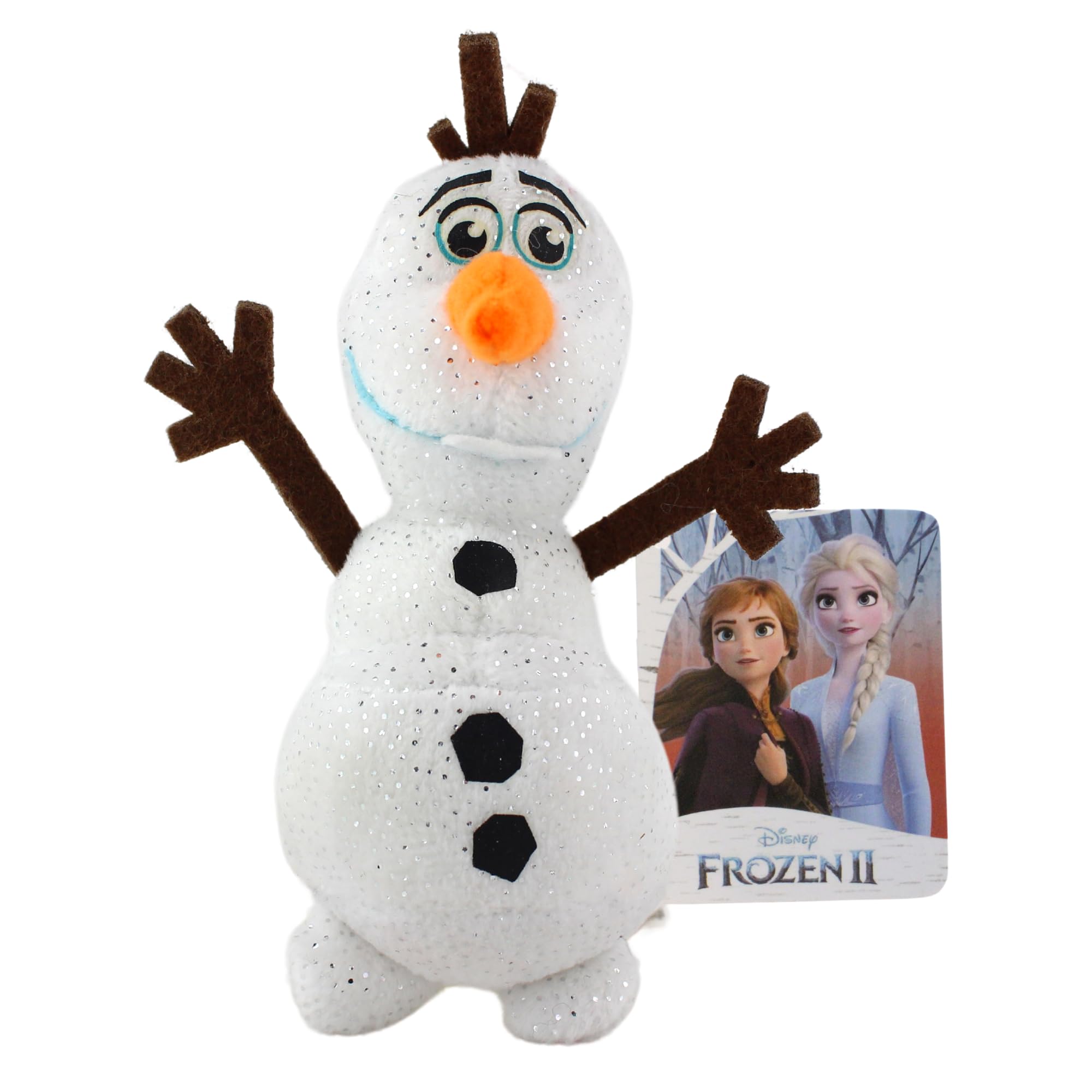 Toptoys2u Bargain Bundles Frozen II - 5" Gift Quality Soft Plush Toy - Olaf, White, 5 inches