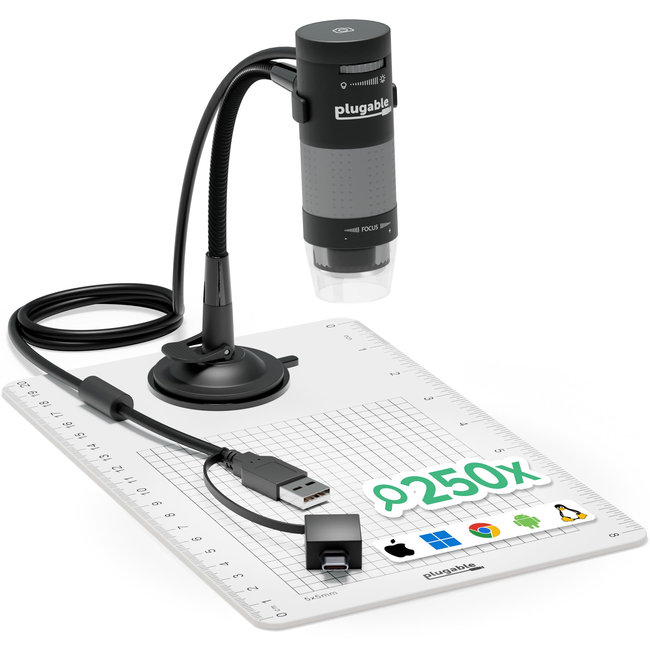 Plugable USB Digital Microscope - 2MP Camera -1