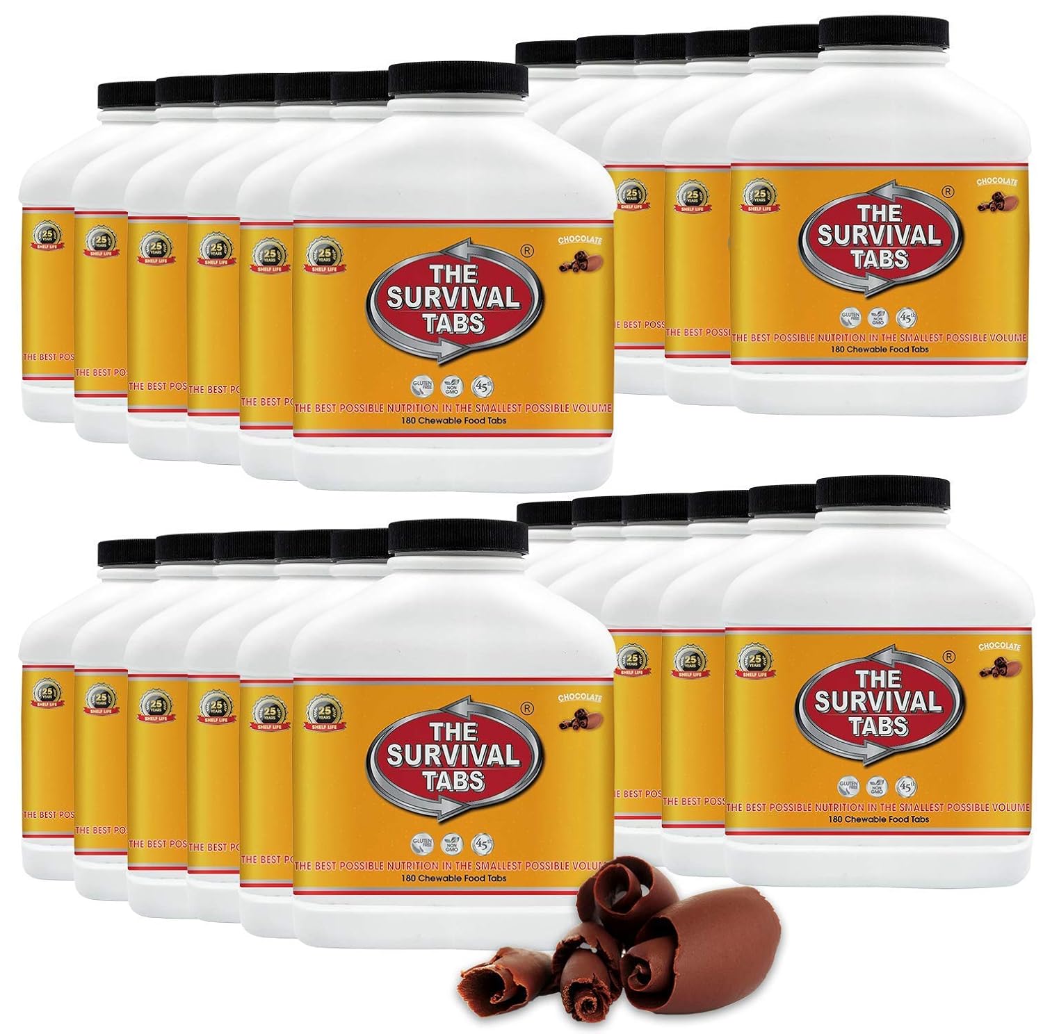 Survival food packs for 2 non GMO Gluten Free 356 days