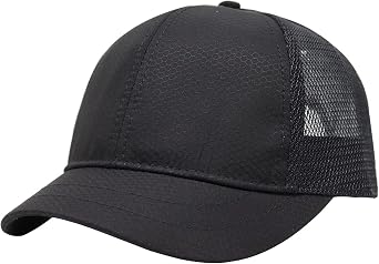 Quick Dry Net Short Brim Baseball Cap Unisex Back Mesh Breathable Snapack Trucker Caps Adjustable Umpire Hats SS115