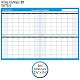 AT-A-GLANCE PM23928 90/120-Day Undated Horizontal Erasable Wall Planner, 36 x 24, White/Blue, – view 7