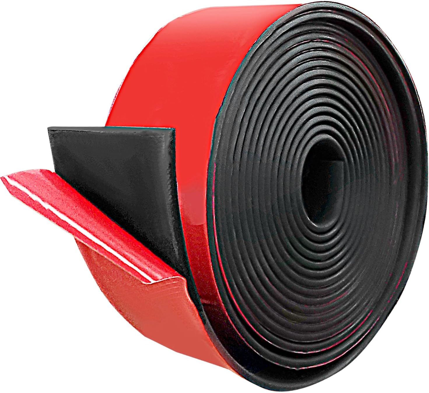 Rubber Tape with Adhesive Backing - 0.78” Wide x 1/12" Thick x 10' Long, Neoprene Rubber Seal Strips for DIY Warehouse Flooring Gasket Pads Padding Matting Crafts Protection