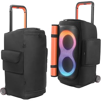 Lautsprecherh lle kompatibel mit JBL PartyBox 520 tragbarer Lautsprecher Outdoor-Reise weiche Staubschutz-Aufbewahrungstasche mit Rei verschluss-Fenstertaschen f r Ladeger t Mikrofone