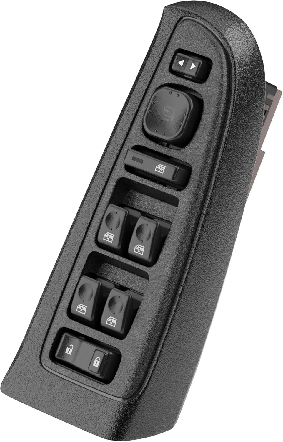 15883319 Master Power Window Switch & Black Bezel Assembly with Folding Mirror Switch Fit for 2003-2006 Chevy Silverado Avalanche Suburban Tahoe, GMC Sierra Yukon, Escalade, Hummer H2 920-022