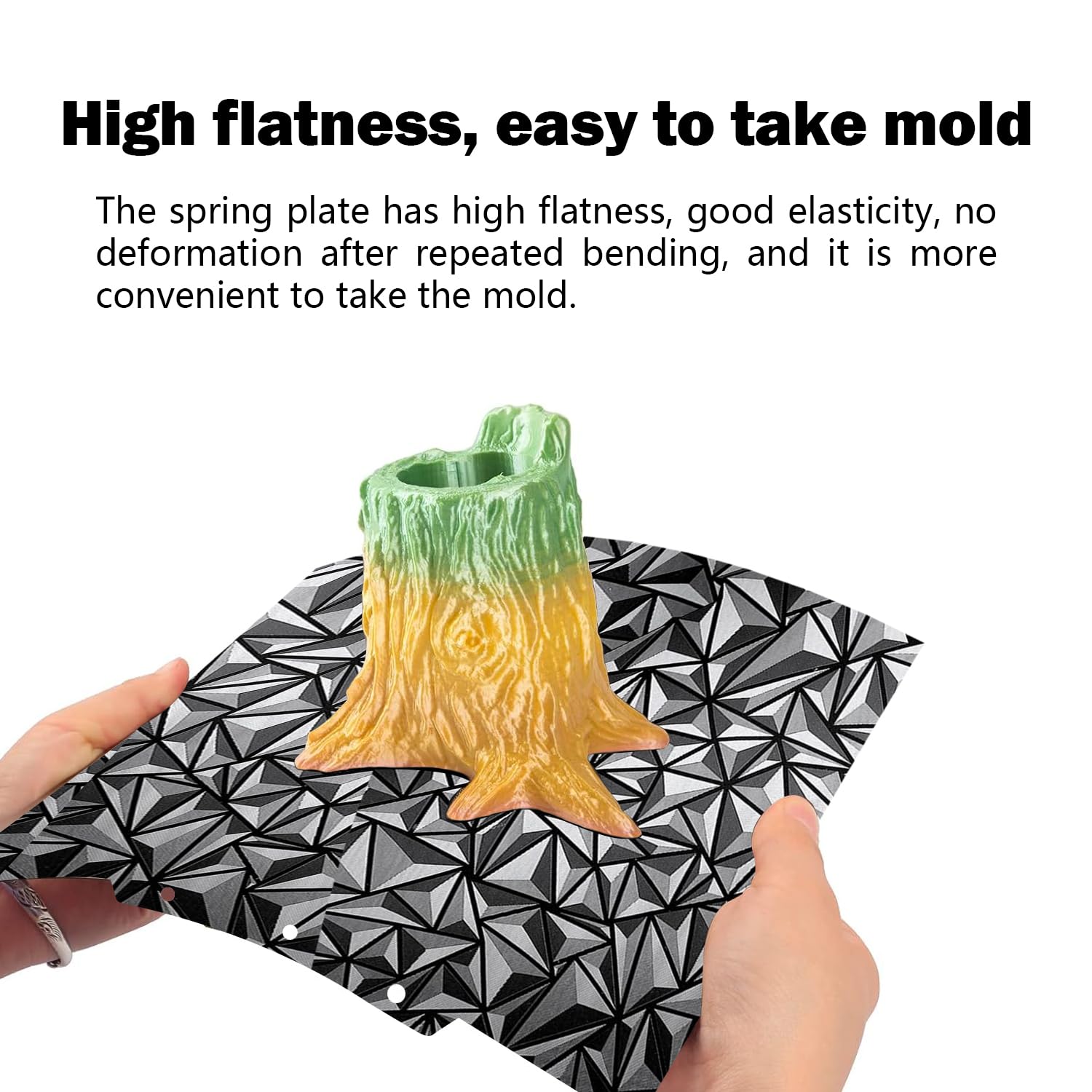 3D Printer AD5X/AD5M Build Plate Double Sided Smooth Surface H1H and Smooth PEO Sheet for FLASHFORGE Adventurer 5M Pro, Flexible Removable Spring Steel Plate Heated Bed Mat