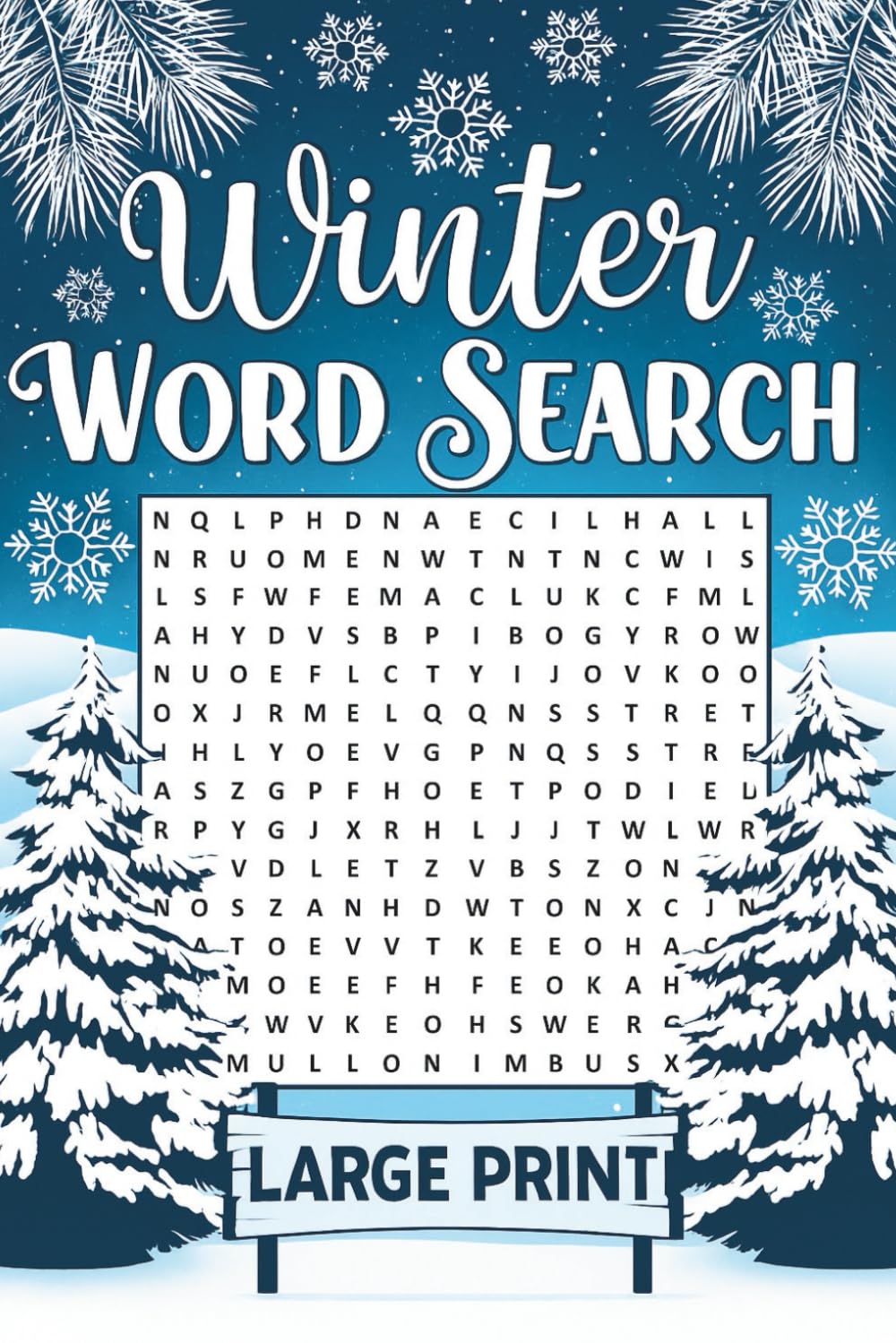 Winter Word Search for Adults: Relaxing Winter-Themed Puzzle Book for Adults – Challenging Word Searches to Boost Focus and Enjoy the Season