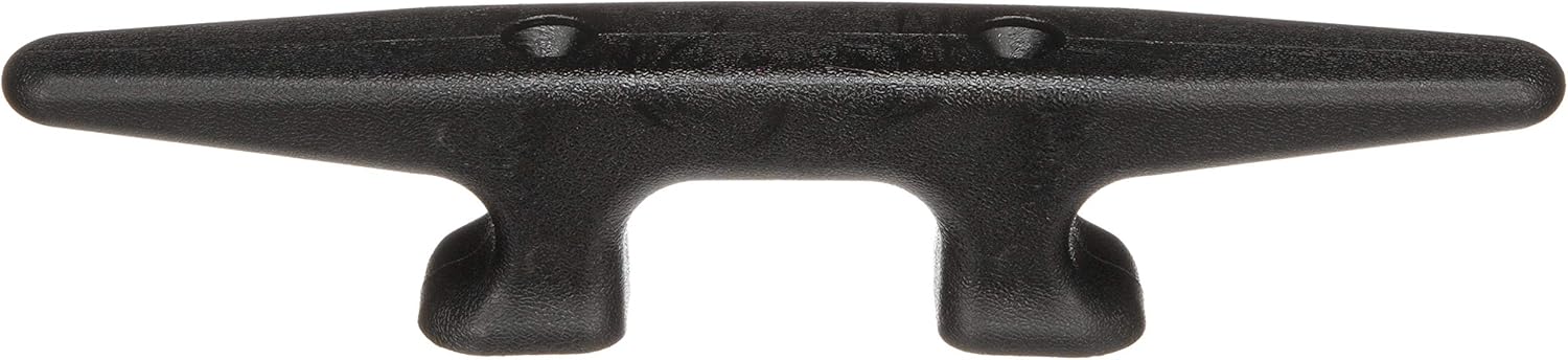 Seachoice Black Plastic Cleat, 10 In. Long, 1 In. Max Rope Size : Boating Cleats And Chocks : Sports & Outdoors