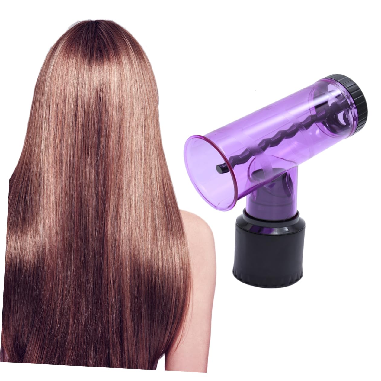 Purple Hair Dryer Diffuser Cap for 4.2-6cm Outlets Pc
