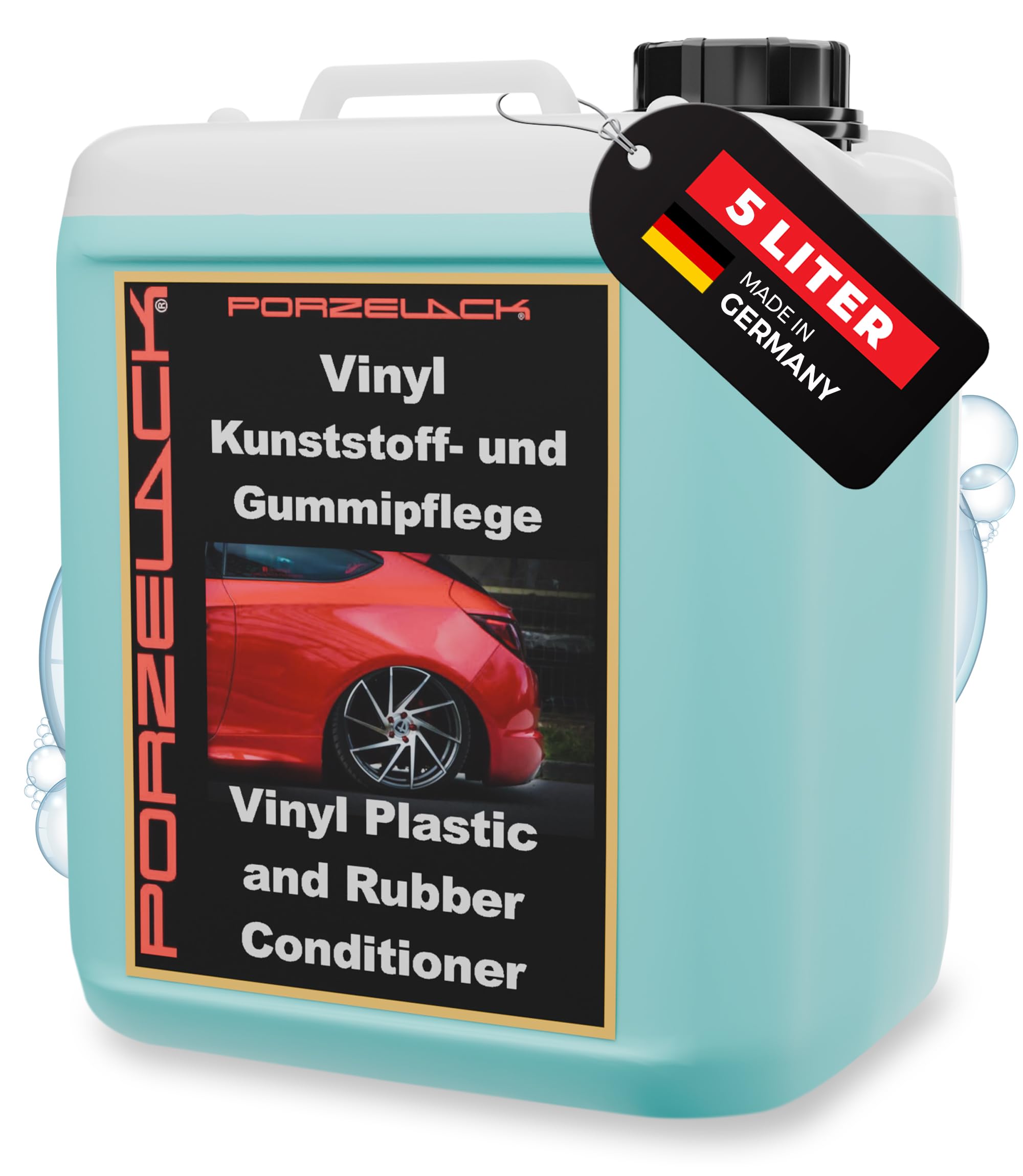 Gummipflege & Kunststoffpflege 5L - 2-in-1 Auto Aussen Pflege für Gummi & Kunststoff - Schutz vor Kälte & Witterung - Für die Tür & Rest