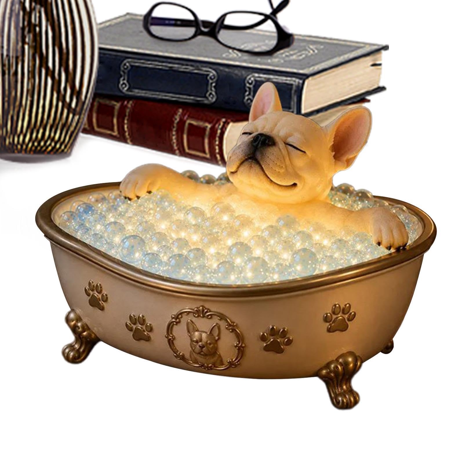 Figurines d'animaux déco de salon et veilleuse pour un appartement cocooning